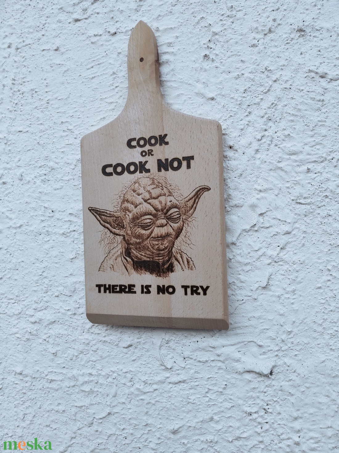 Yoda vágódeszka  - otthon & életmód - konyhafelszerelés, tálalás - sütés, főzés - vágódeszka - Meska.hu