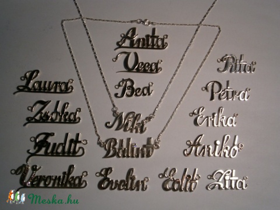 Niki névkolié(Carrie lánc,neves nyaklánc) -  - Meska.hu