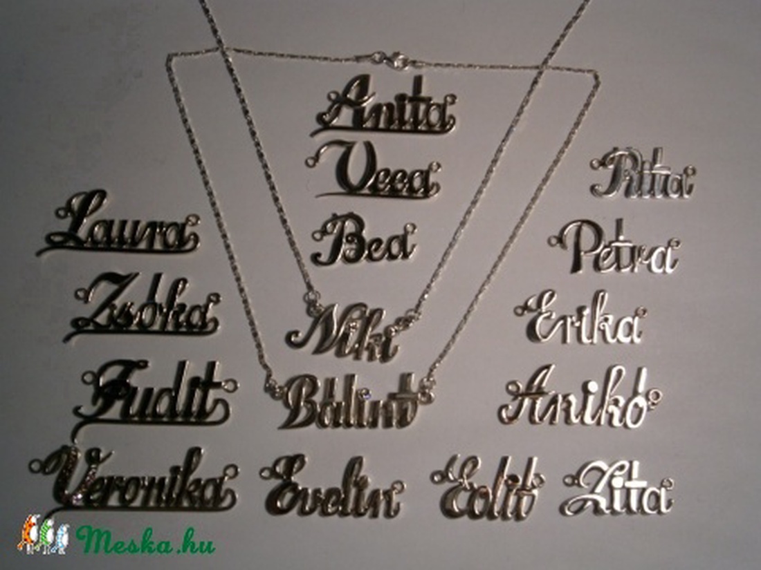 Evelin névkolié(Carrie lánc,neves nyaklánc) -  - Meska.hu