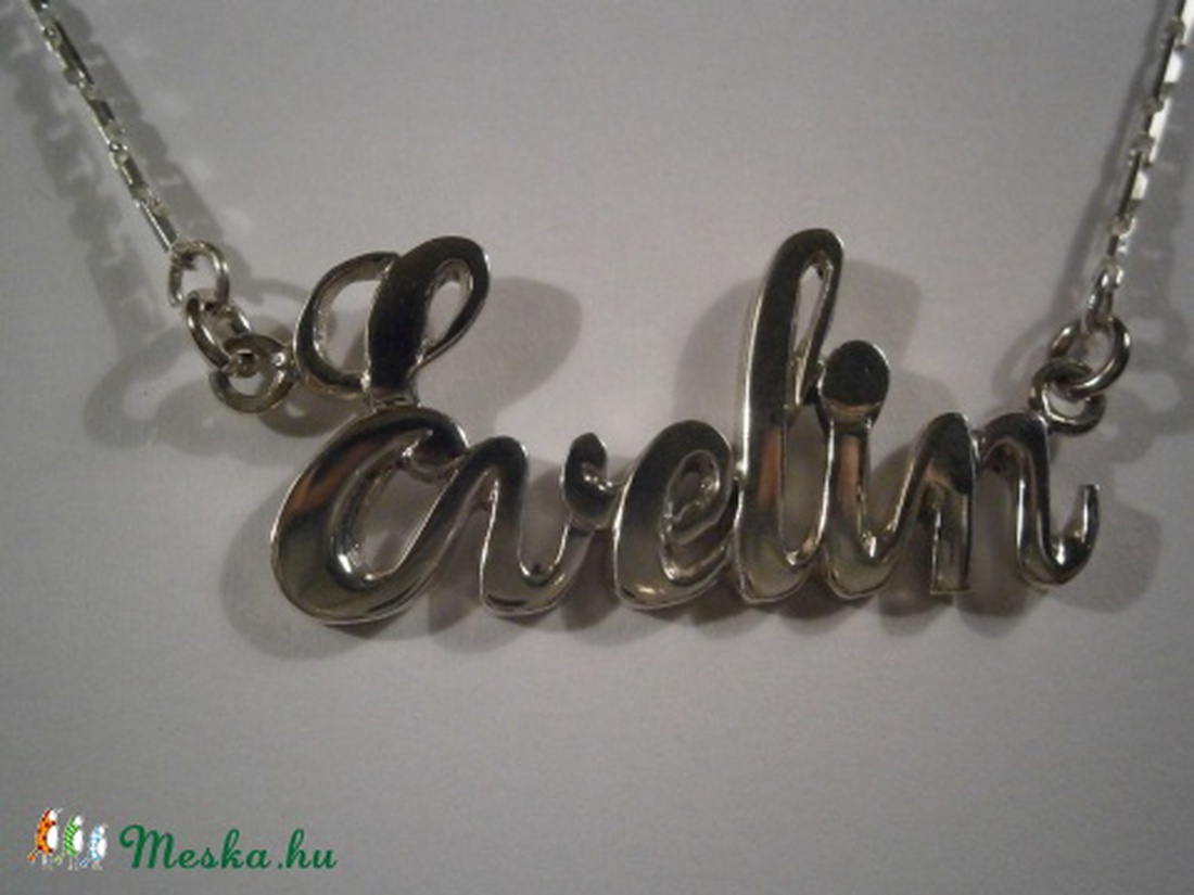 Evelin névkolié(Carrie lánc,neves nyaklánc) -  - Meska.hu