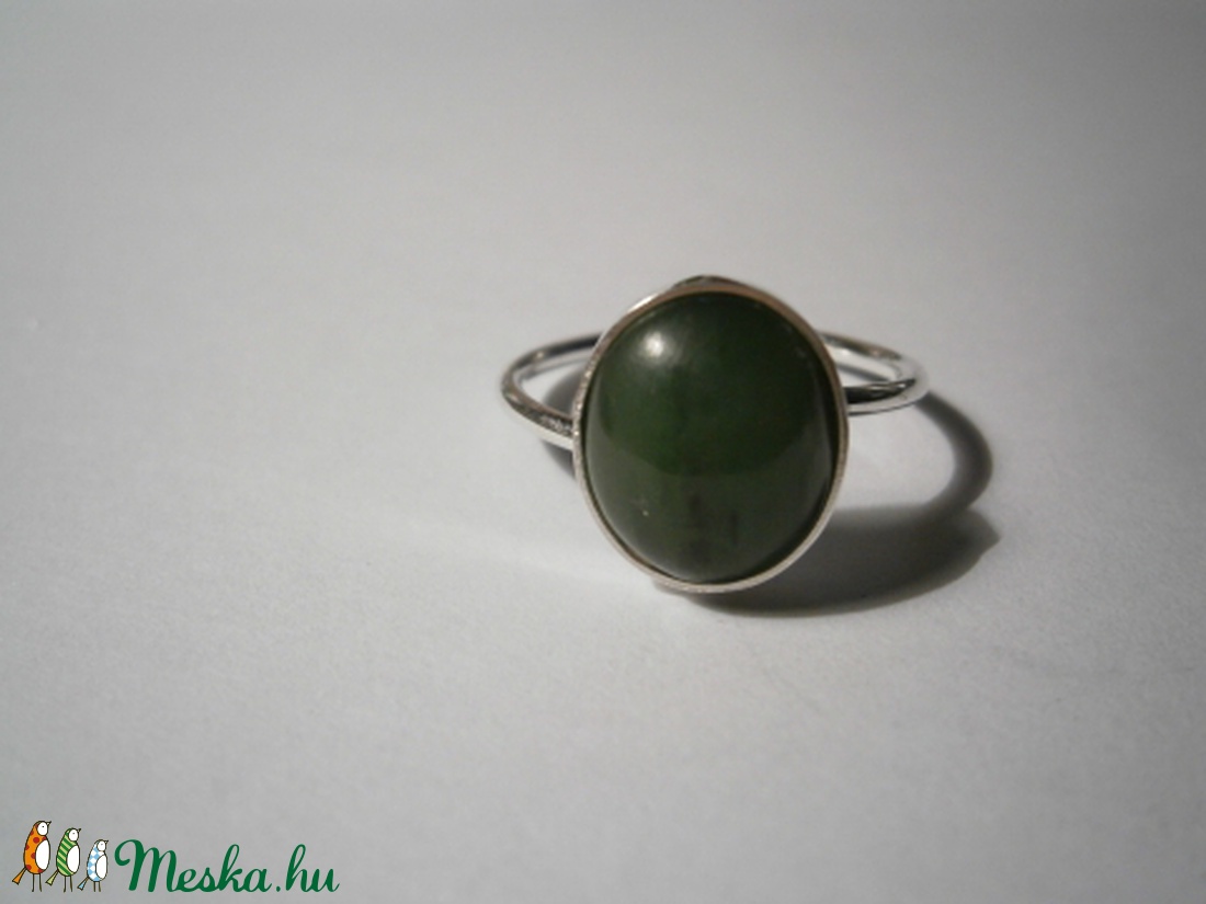 Jáde köves gyűrű vszm részére lefoglalva -  - Meska.hu