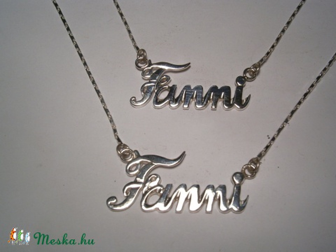 Fanni névkolié(Carrie lánc,neves nyaklánc) -  - Meska.hu