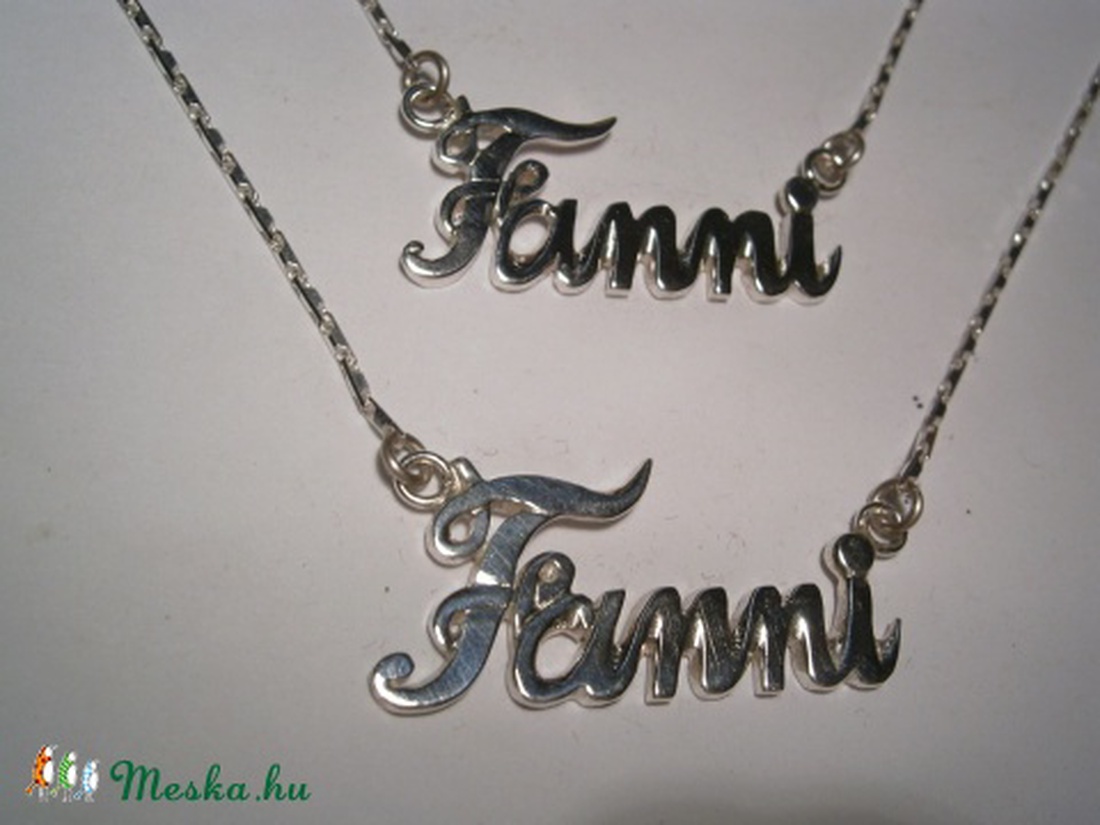 Fanni névkolié(Carrie lánc,neves nyaklánc) -  - Meska.hu