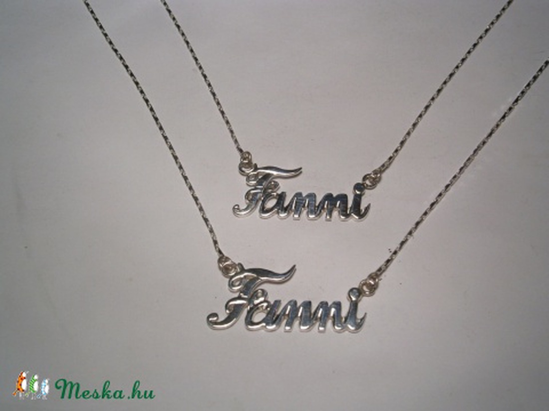 Fanni névkolié(Carrie lánc,neves nyaklánc) -  - Meska.hu