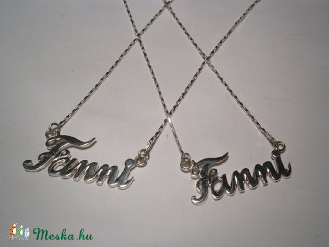 Fanni névkolié(Carrie lánc,neves nyaklánc) -  - Meska.hu