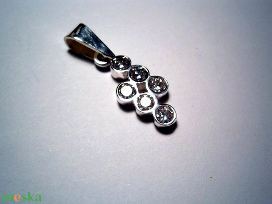 Köves ezüst medál - ékszer - nyaklánc - medál - Meska.hu