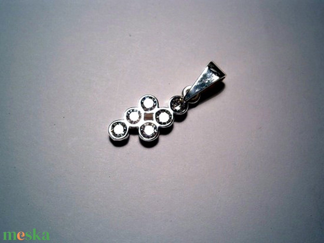 Köves ezüst medál - ékszer - nyaklánc - medál - Meska.hu