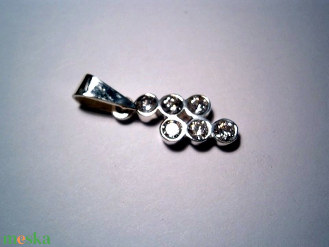 Köves ezüst medál - ékszer - nyaklánc - medál - Meska.hu