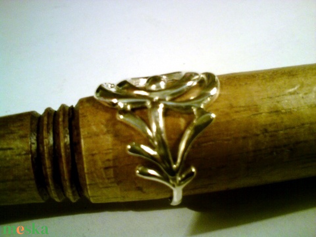 Kalocsai virágos gyűrű(1)  - ékszer - gyűrű - figurális gyűrű - Meska.hu