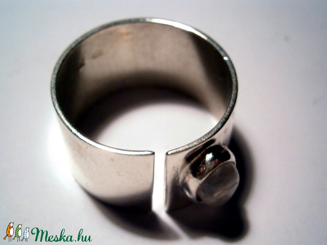 Holdköves ezüst gyűrű -  - Meska.hu