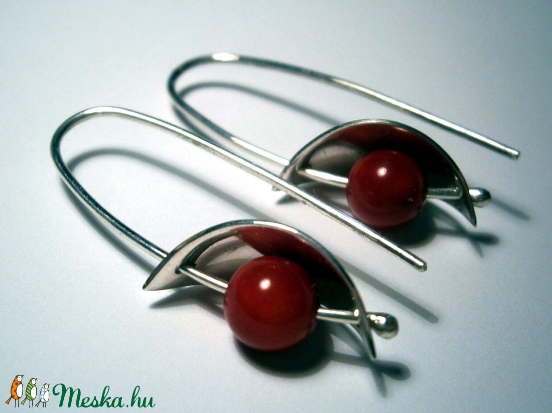 Korall fülbevaló -  - Meska.hu