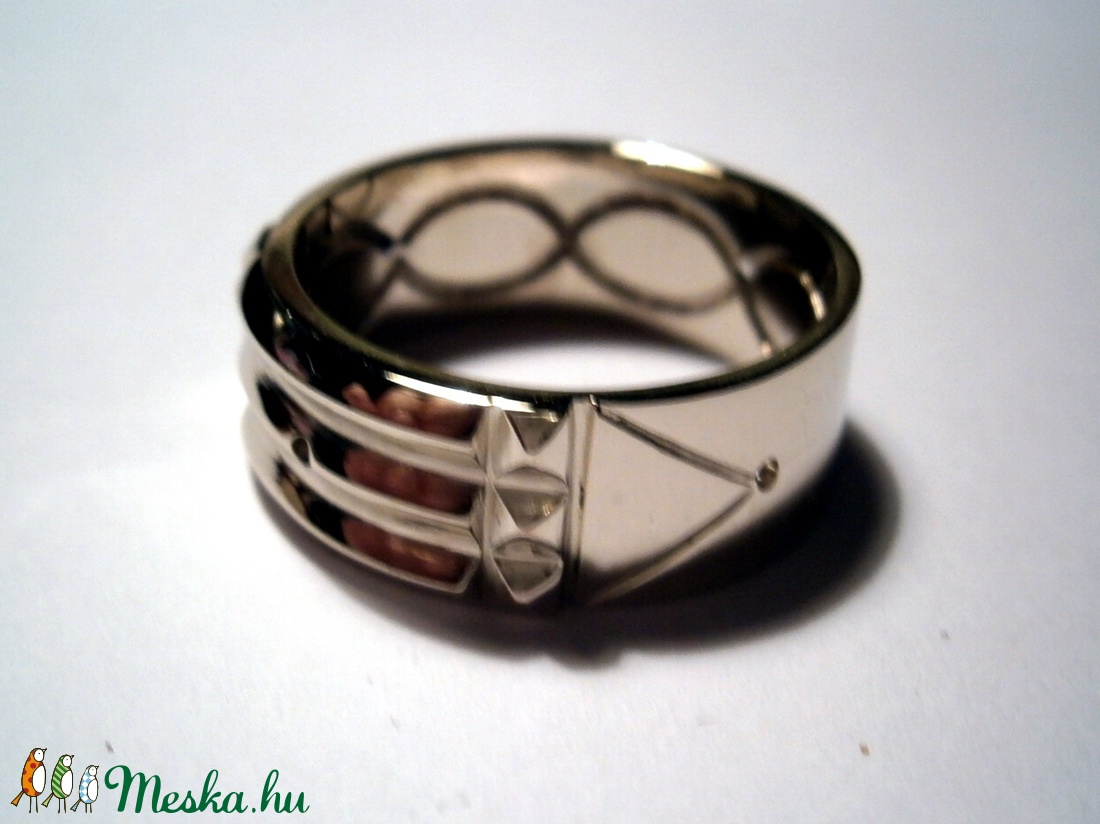 Atlantiszi gyűrű fehér aranyból -  - Meska.hu