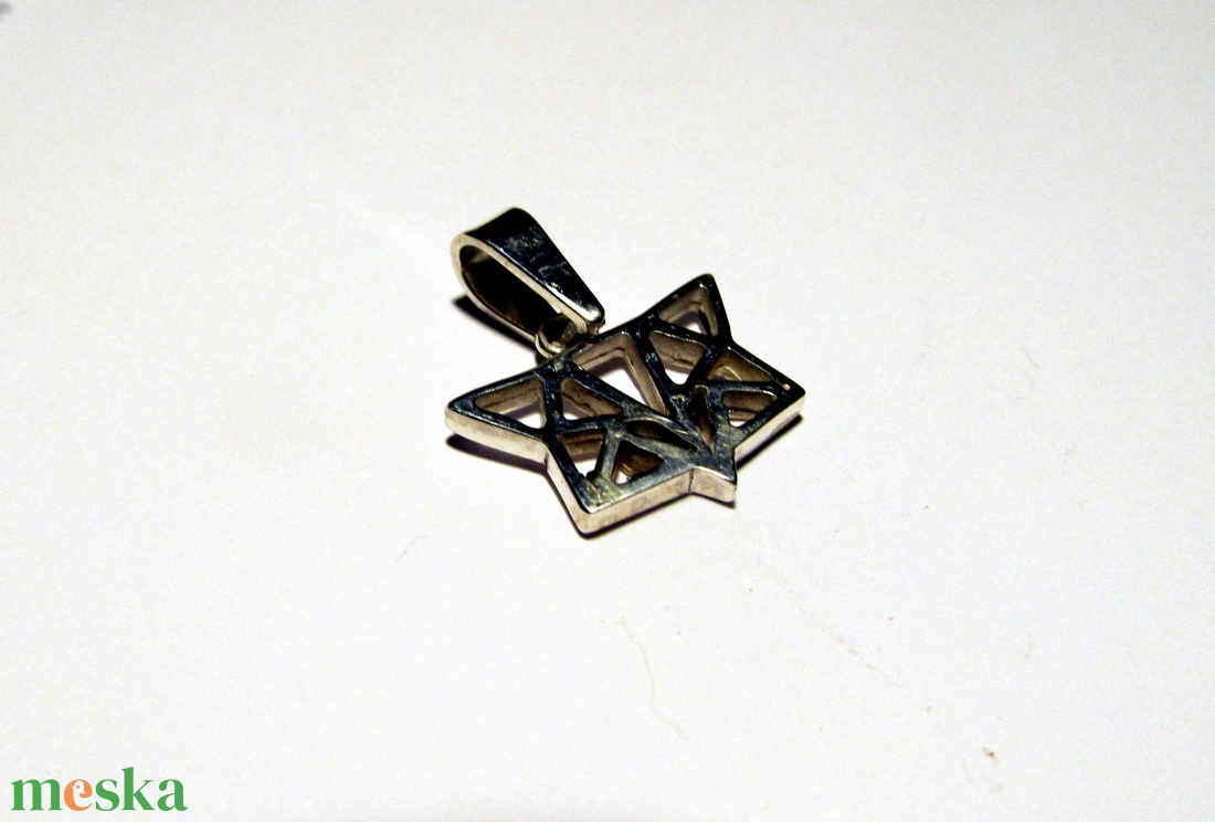 Origami rókafej ezüst medál - ékszer - nyaklánc - medál - Meska.hu Origami rókafej ezüst medál - ékszer - nyaklánc - medál - Meska.hu