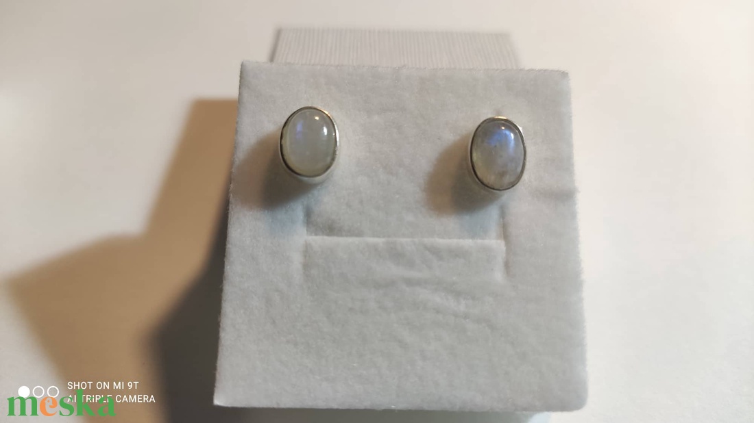 Holdköves fülbevaló - ékszer - fülbevaló - pötty fülbevaló - Meska.hu