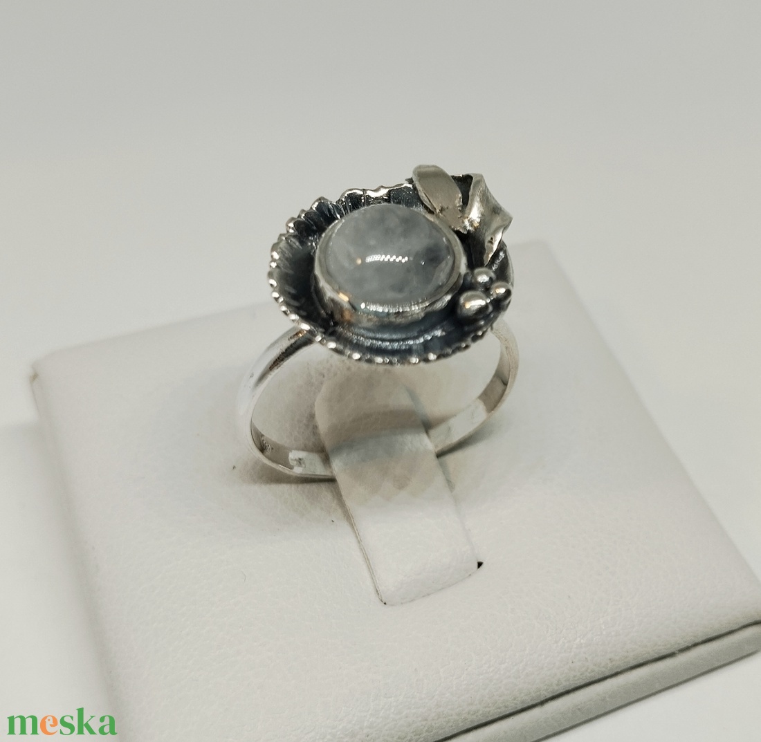 Ezüst gyűrű - ékszer - gyűrű - kerek gyűrű - Meska.hu