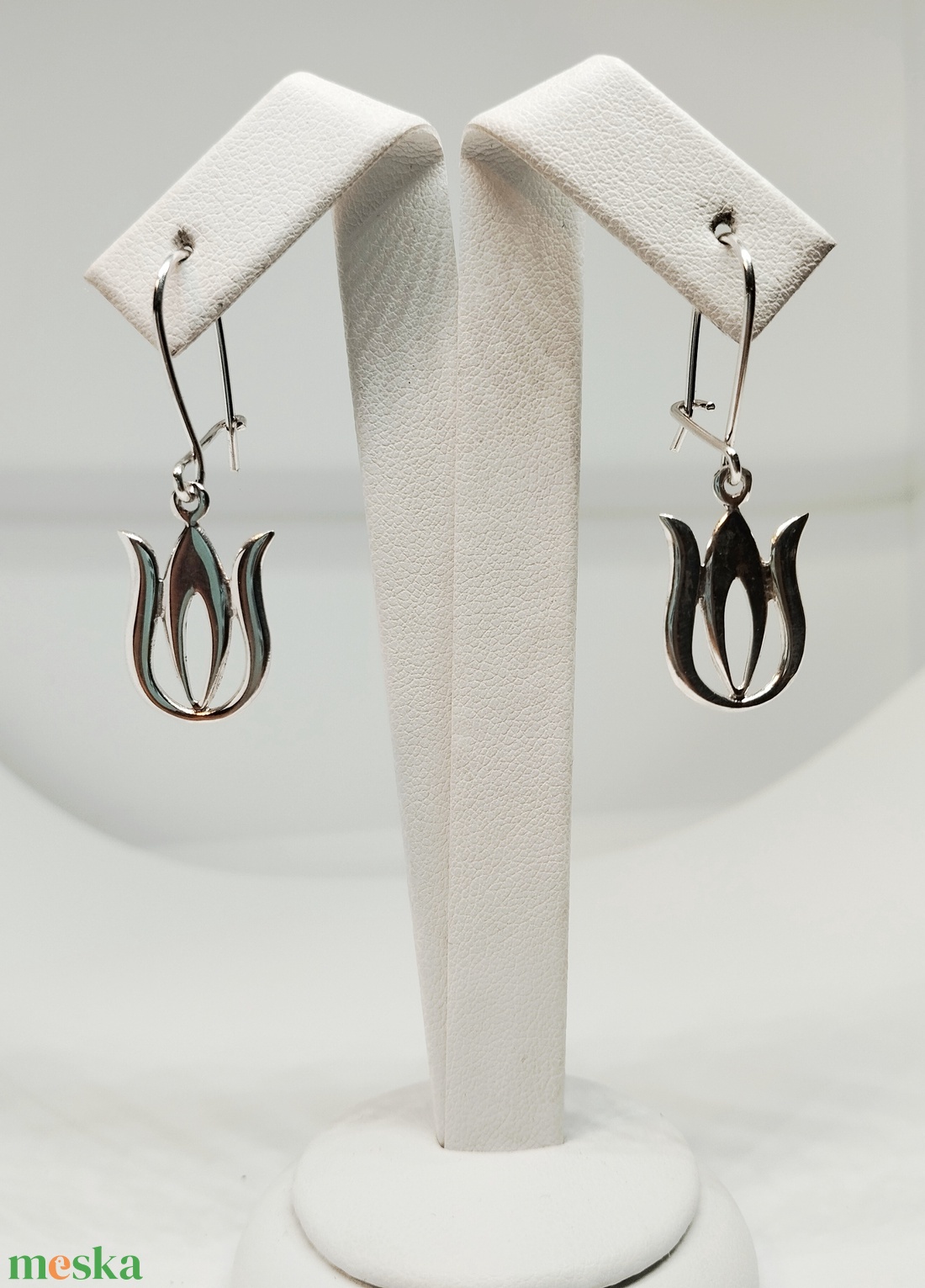 Ezüst fülbevaló - ékszer - fülbevaló - lógó fülbevaló - Meska.hu