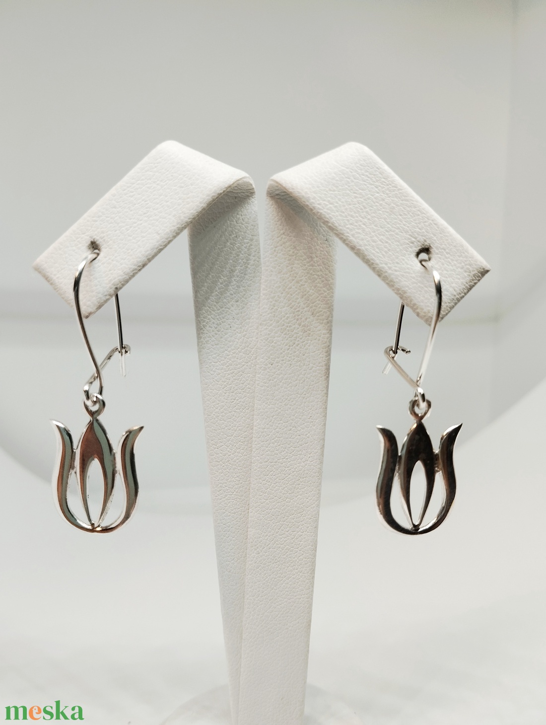 Ezüst fülbevaló - ékszer - fülbevaló - lógó fülbevaló - Meska.hu