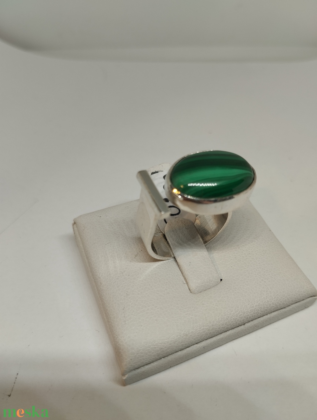 Malachit köves ezüst szett - ékszer - ékszerszett - Meska.hu