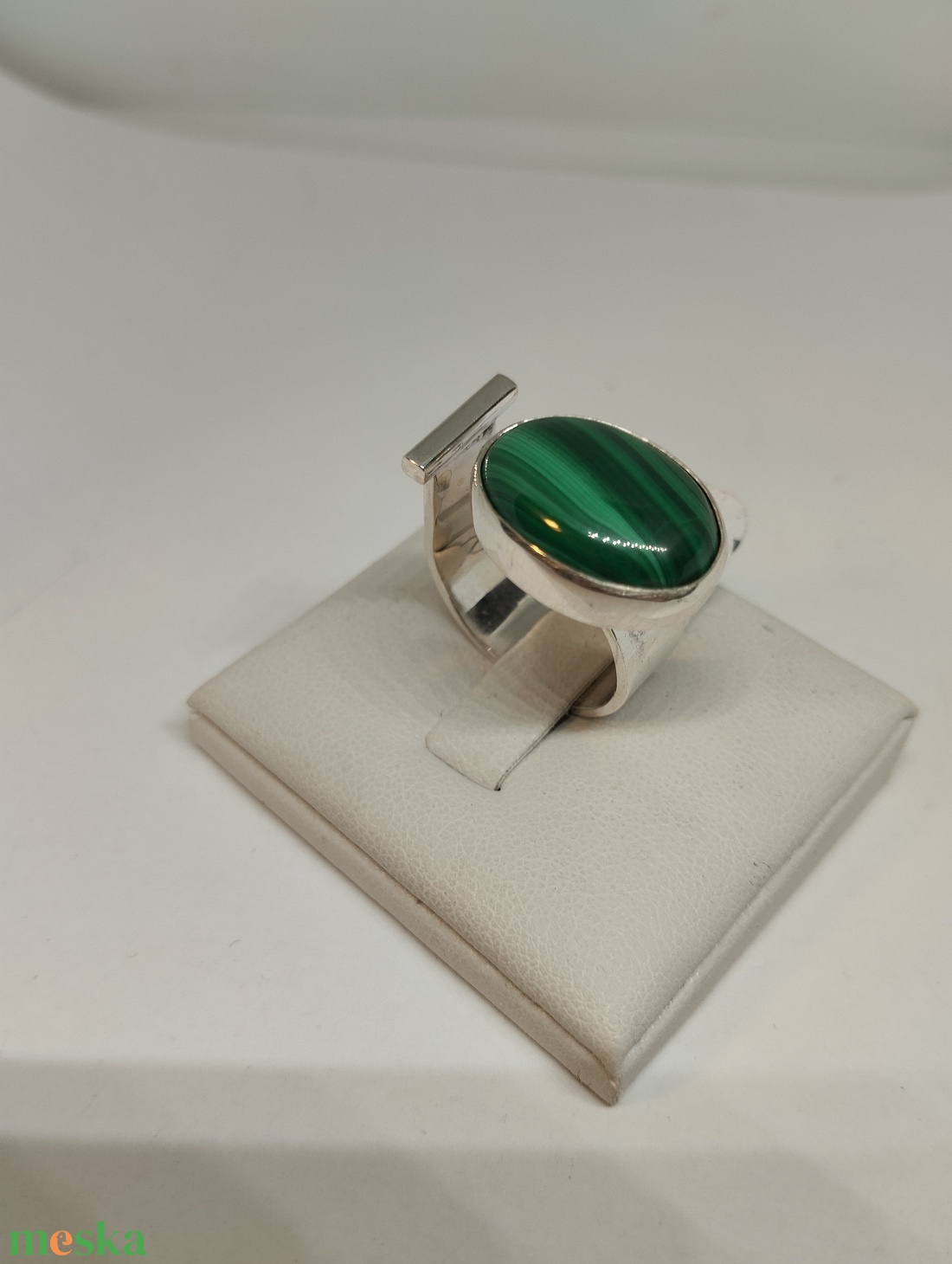 Malachit köves ezüst szett - ékszer - ékszerszett - Meska.hu