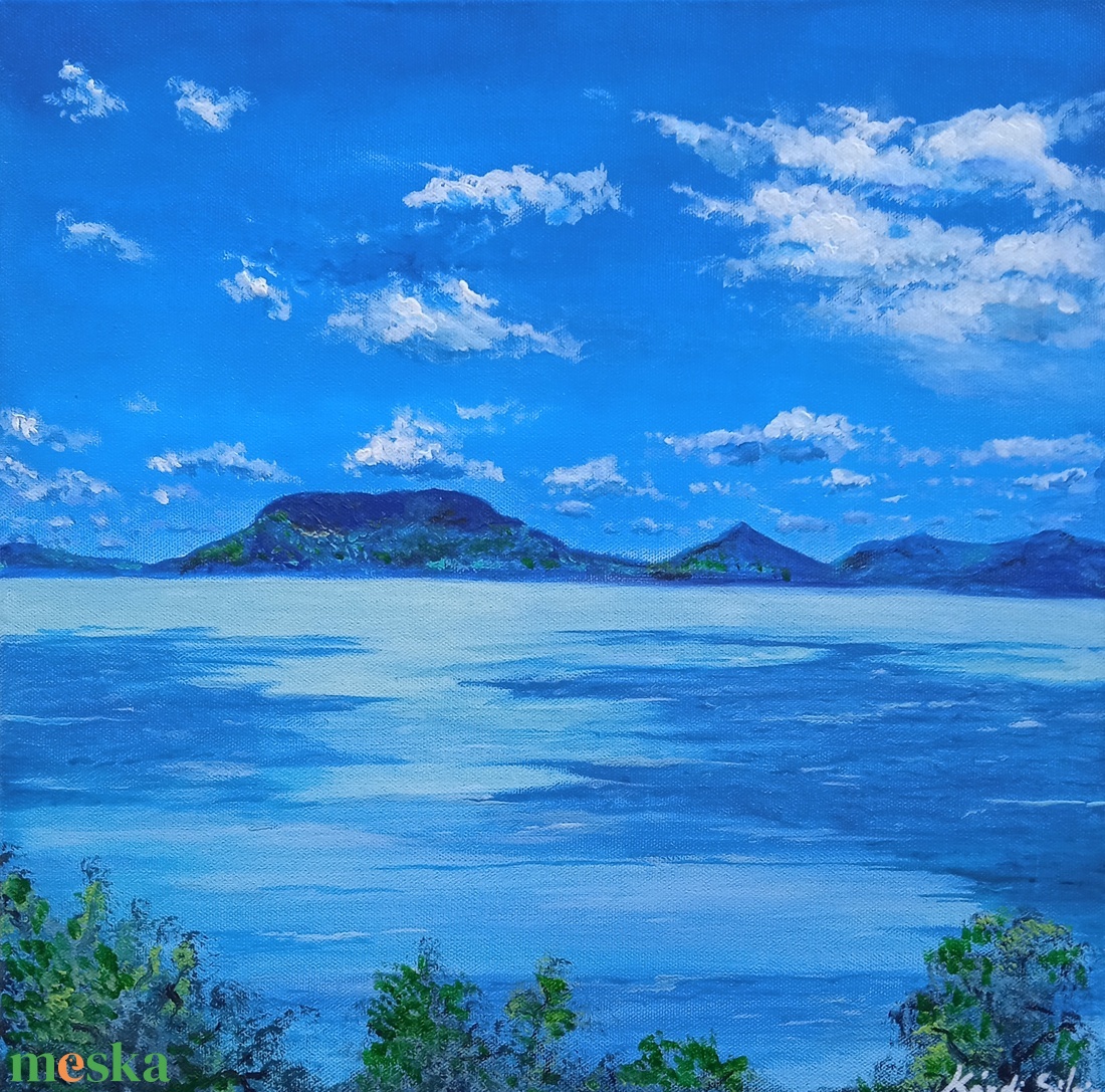 Balaton  - művészet - festmény - akril - Meska.hu