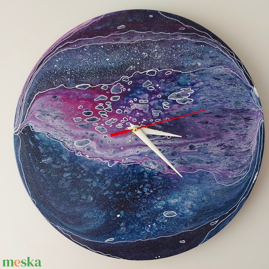 Falióra - Galaxis - otthon & életmód - dekoráció - fali és függő dekoráció - falióra & óra - Meska.hu Falióra - Galaxis - otthon & életmód - dekoráció - fali és függő dekoráció - falióra & óra - Meska.hu