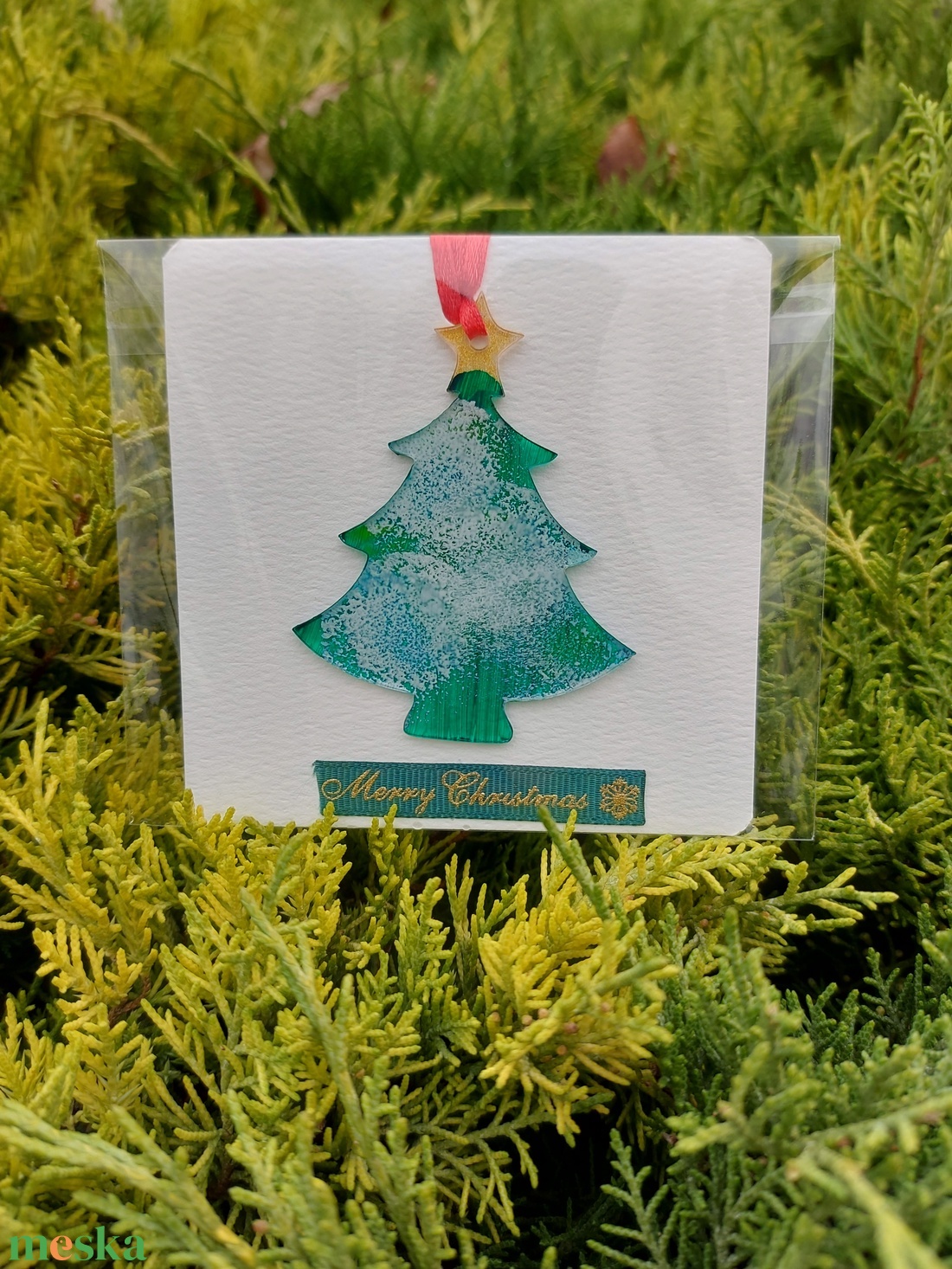 Karácsonyfadísz kisfenyő - karácsony - karácsonyi lakásdekoráció - karácsonyfadíszek - Meska.hu