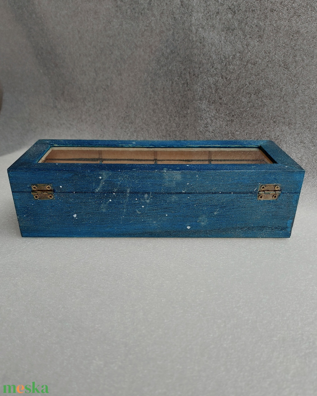 Teás doboz - Hóvihar - otthon & életmód - konyhafelszerelés, tálalás - konyhai tárolás - tea & kávé tárolás - Meska.hu