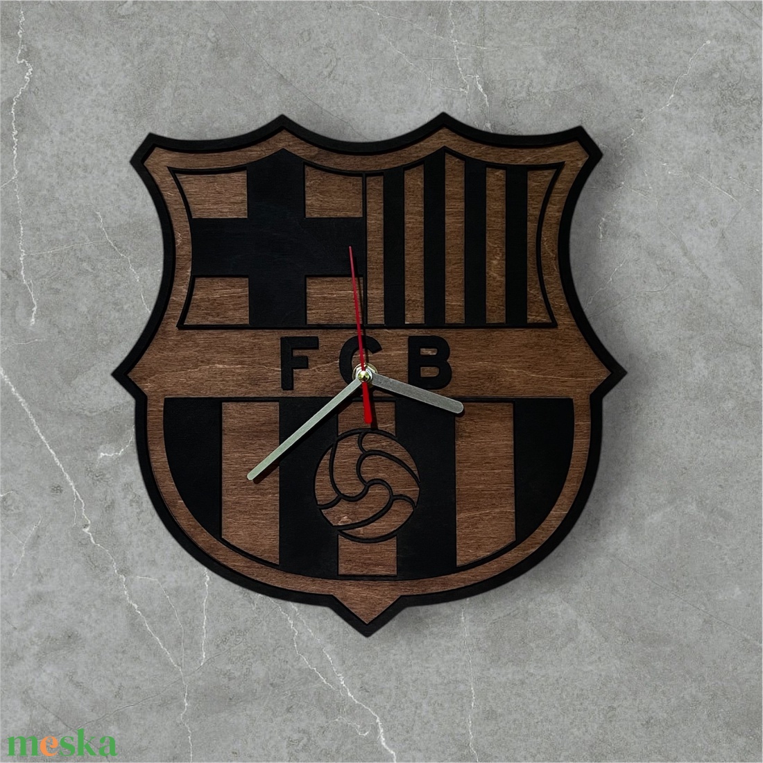 FC Barcelona fali óra - otthon & életmód - dekoráció - fali és függő dekoráció - falióra & óra - Meska.hu