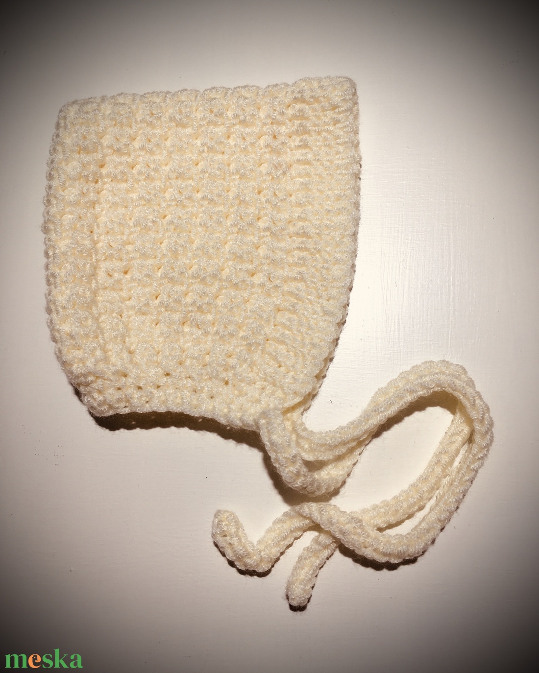 Bonnet horgolt baba sapka (krém szín) - ruha & divat - babaruha & gyerekruha - babasapka - Meska.hu Bonnet horgolt baba sapka (krém szín) - ruha & divat - babaruha & gyerekruha - babasapka - Meska.hu