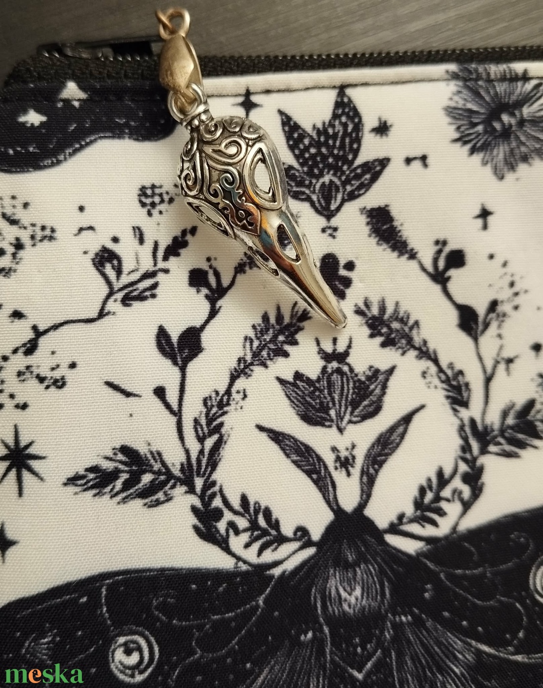 Neszesszer, táska rendező, apró holminak, éji lepke. - táska & tok - neszesszer - Meska.hu