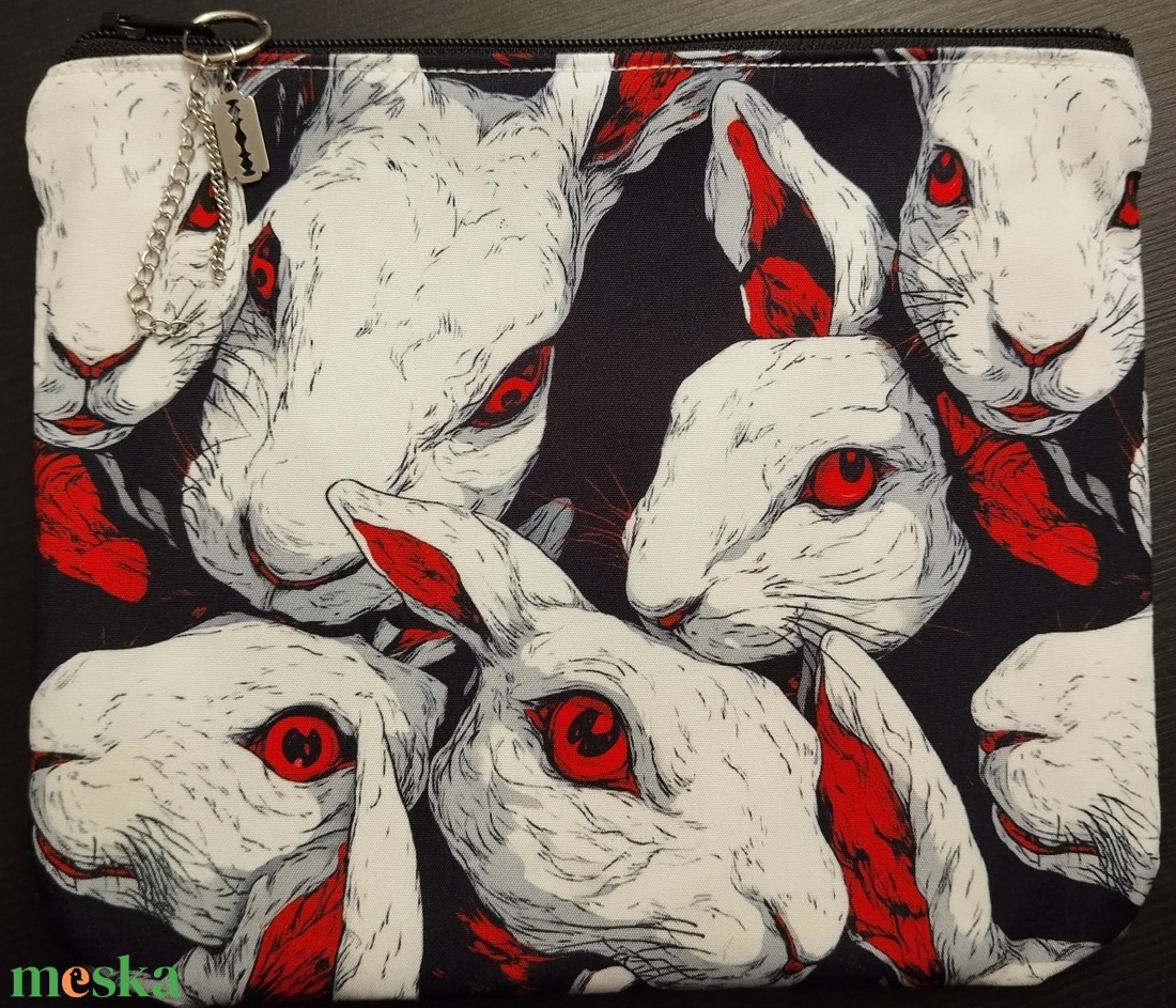 Neszesszer, táska rendező, apró holminak, nyúl. - táska & tok - neszesszer - Meska.hu