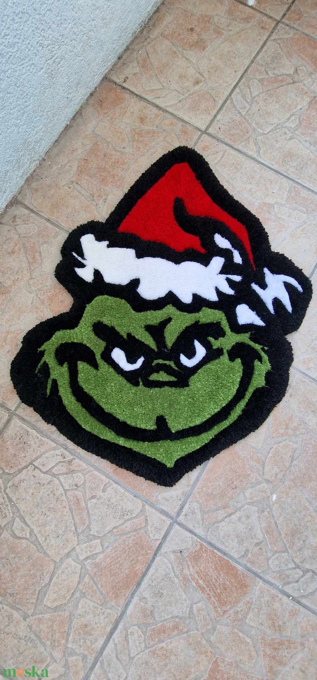 Grincs (Grinch) tufting szőnyeg - otthon & életmód - lakástextil - szőnyeg - más típusú szőnyeg - Meska.hu Grincs (Grinch) tufting szőnyeg - otthon & életmód - lakástextil - szőnyeg - más típusú szőnyeg - Meska.hu