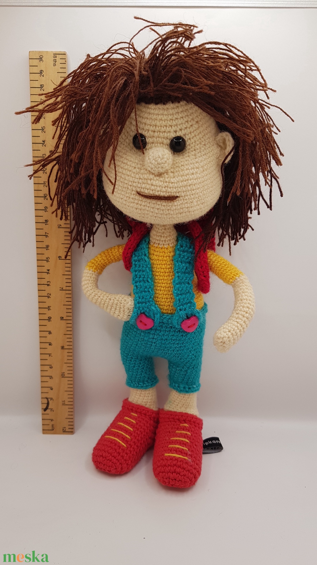 Fiú baba hátizsákkal - játék & sport - baba & babaház - baba - Meska.hu