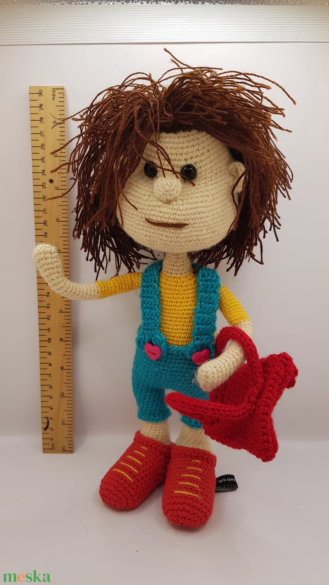 Fiú baba hátizsákkal - játék & sport - baba & babaház - baba - Meska.hu