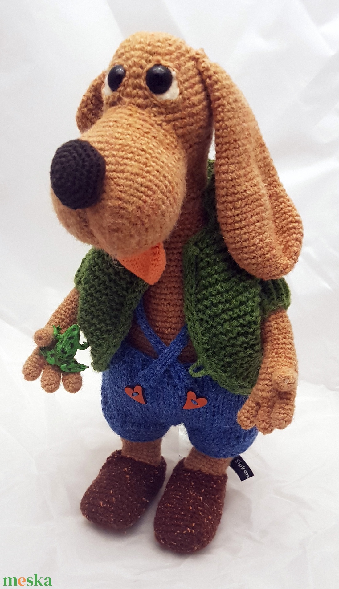 36 cm magas kutya - játék & sport - baba & babaház - baba - Meska.hu