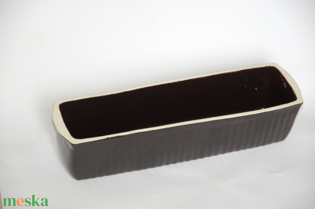 bordás sütőedény, gyümölcskenyér - sütőforma - otthon & életmód - konyhafelszerelés, tálalás - konyhai tárolás - kenyértartó - Meska.hu