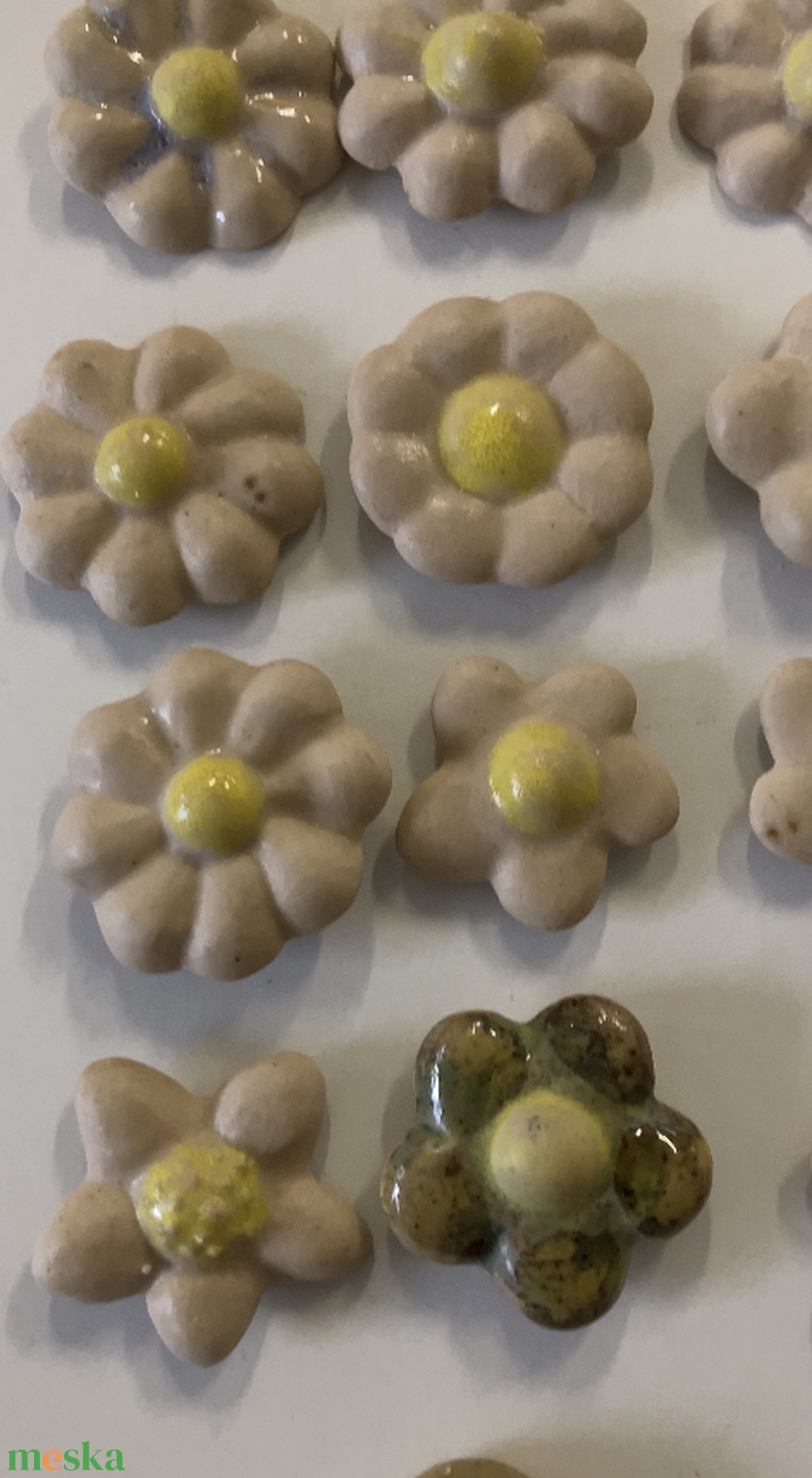 Valentin virág hűtőmágnes - otthon & életmód - konyhafelszerelés, tálalás - konyhai dekoráció - hűtőmágnes - Meska.hu