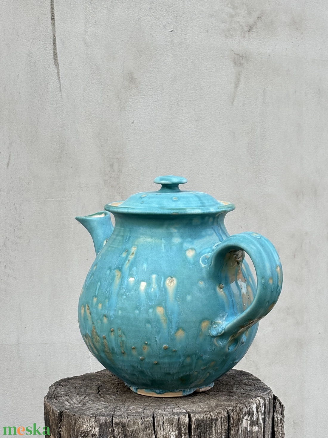 2,5 l-es teáskanna - kellékek & szerszámok - díszíthető tárgyak - kerámia - Meska.hu