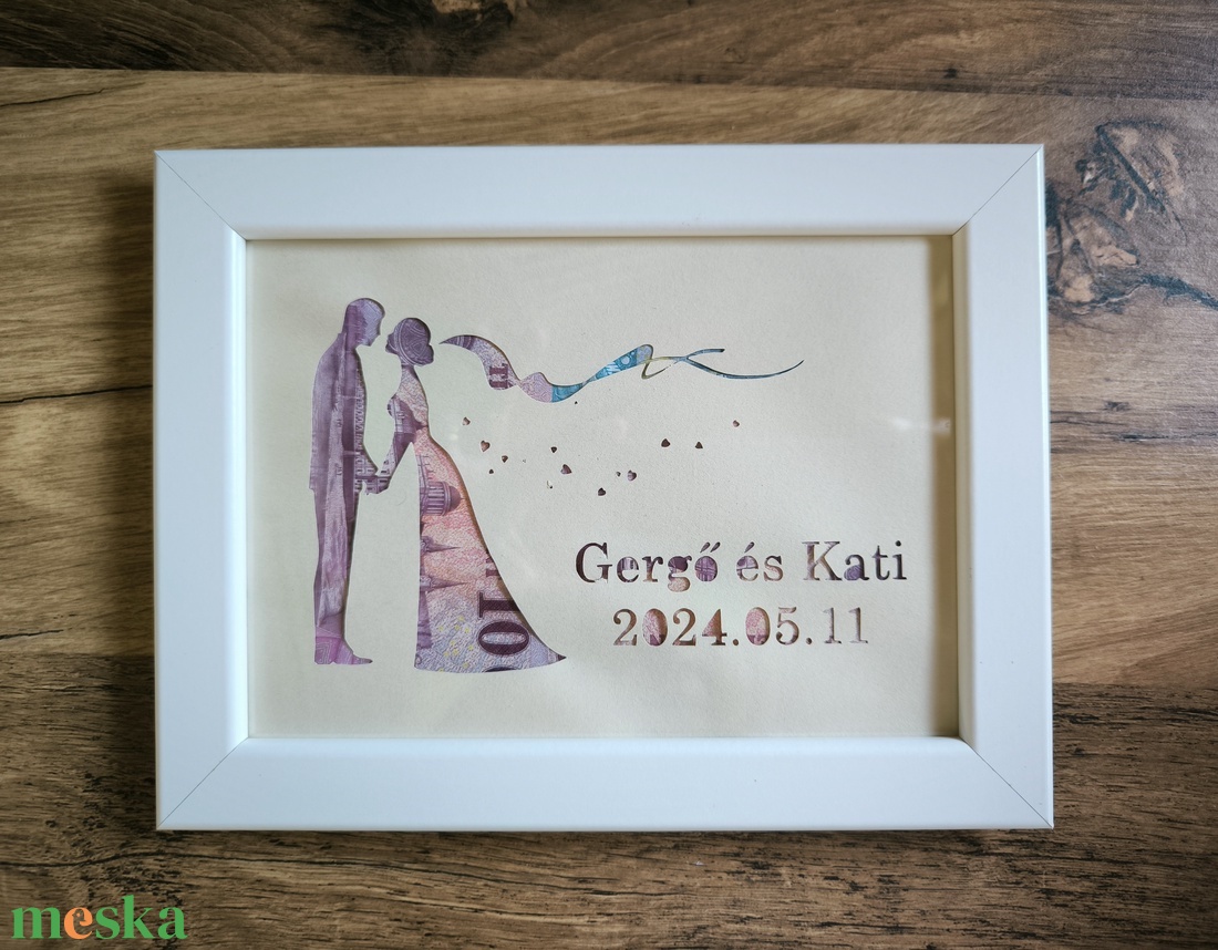 Pénzátadó képkeret - esküvő - emlék & ajándék - nászajándék - esküvői pénzátadó képkeret - Meska.hu Pénzátadó képkeret - esküvő - emlék & ajándék - nászajándék - esküvői pénzátadó képkeret - Meska.hu
