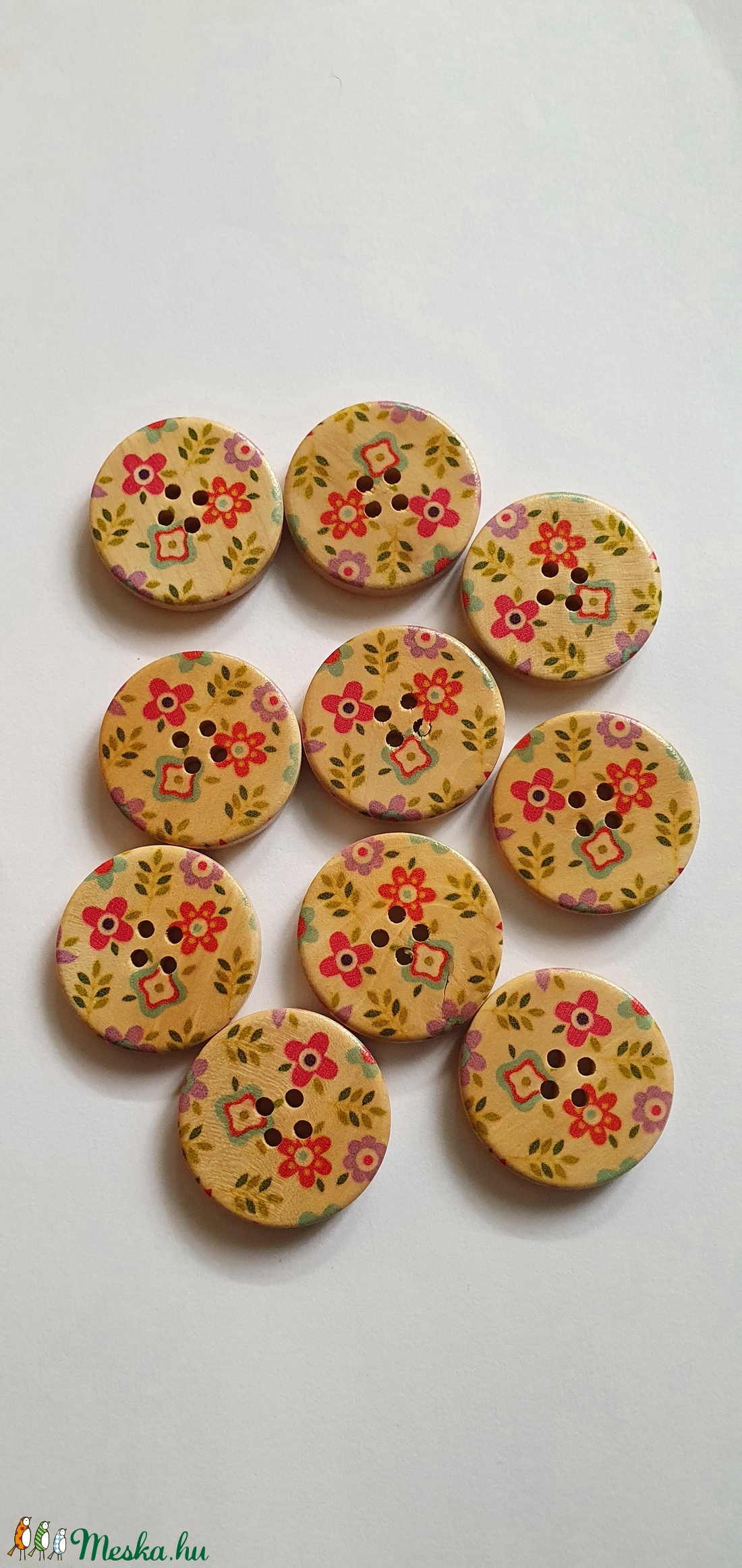 10 db-os, 30mm-es,mintás fagomb csomag - kellékek & szerszámok - Meska.hu 10 db-os, 30mm-es,mintás fagomb csomag - kellékek & szerszámok - Meska.hu