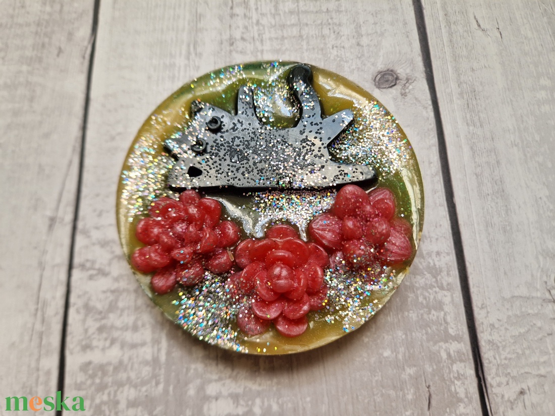 Fekvő fekete macskás diszszappan (bordó) - szépségápolás - szappan & fürdés - kézműves szappan - Meska.hu