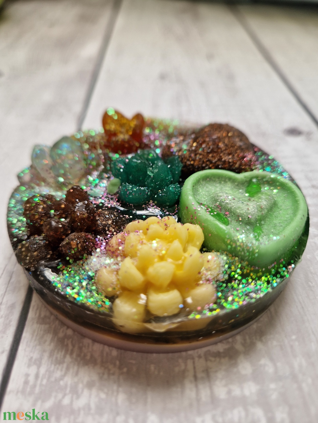 Sziklakerti szívek diszszappan  - szépségápolás - szappan & fürdés - kézműves szappan - Meska.hu