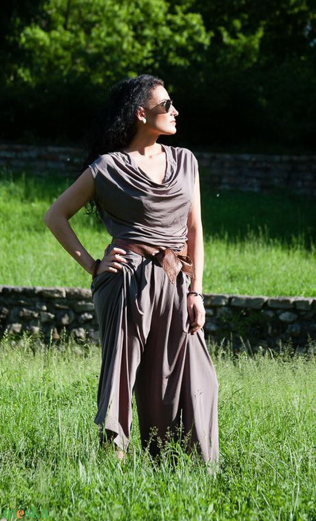 Arina - Bő szárú overall - ruha & divat - női ruha - ruha - Meska.hu