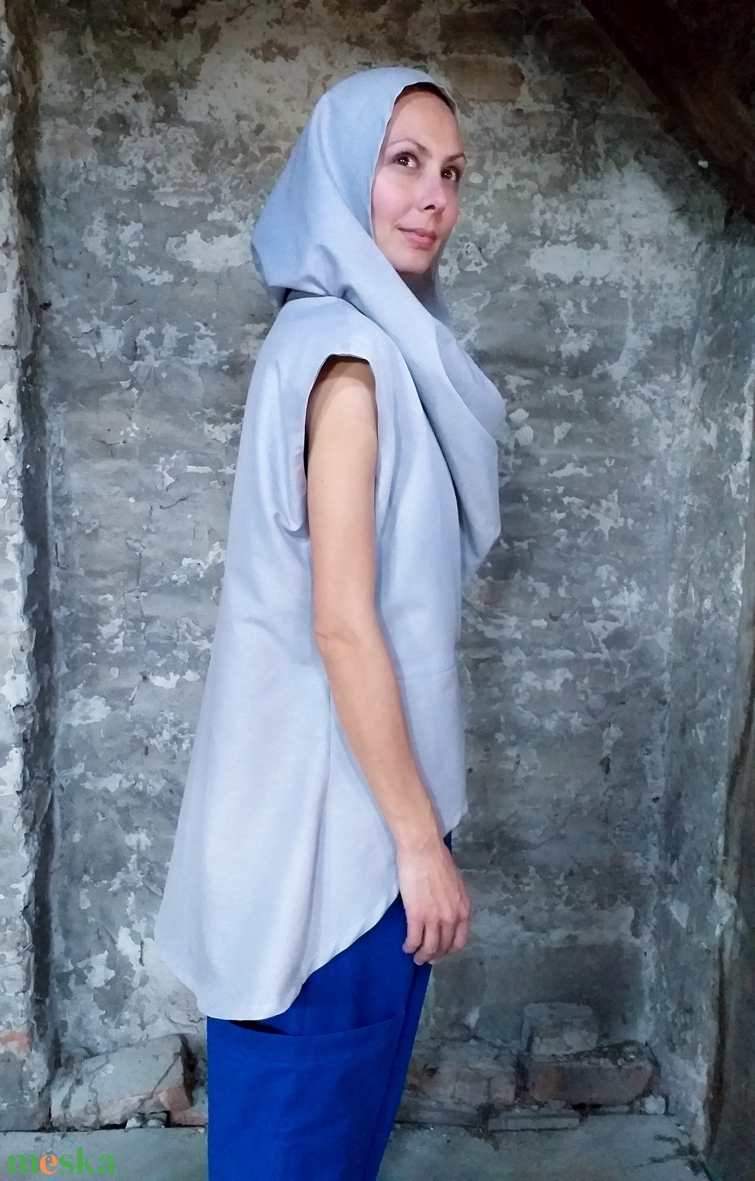 Fantasy blouse - ejtett elejű, kapucnis felső - ruha & divat - női ruha - póló, felső - Meska.hu