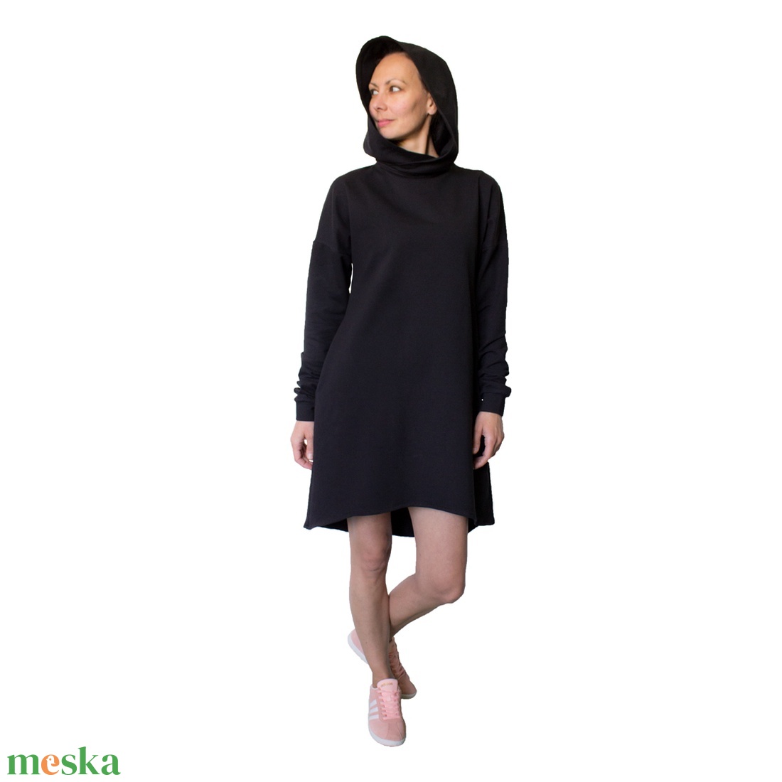 Simple dress - rövid sportos mini szabadidő-ruha - ruha & divat - női ruha - pulóver - Meska.hu