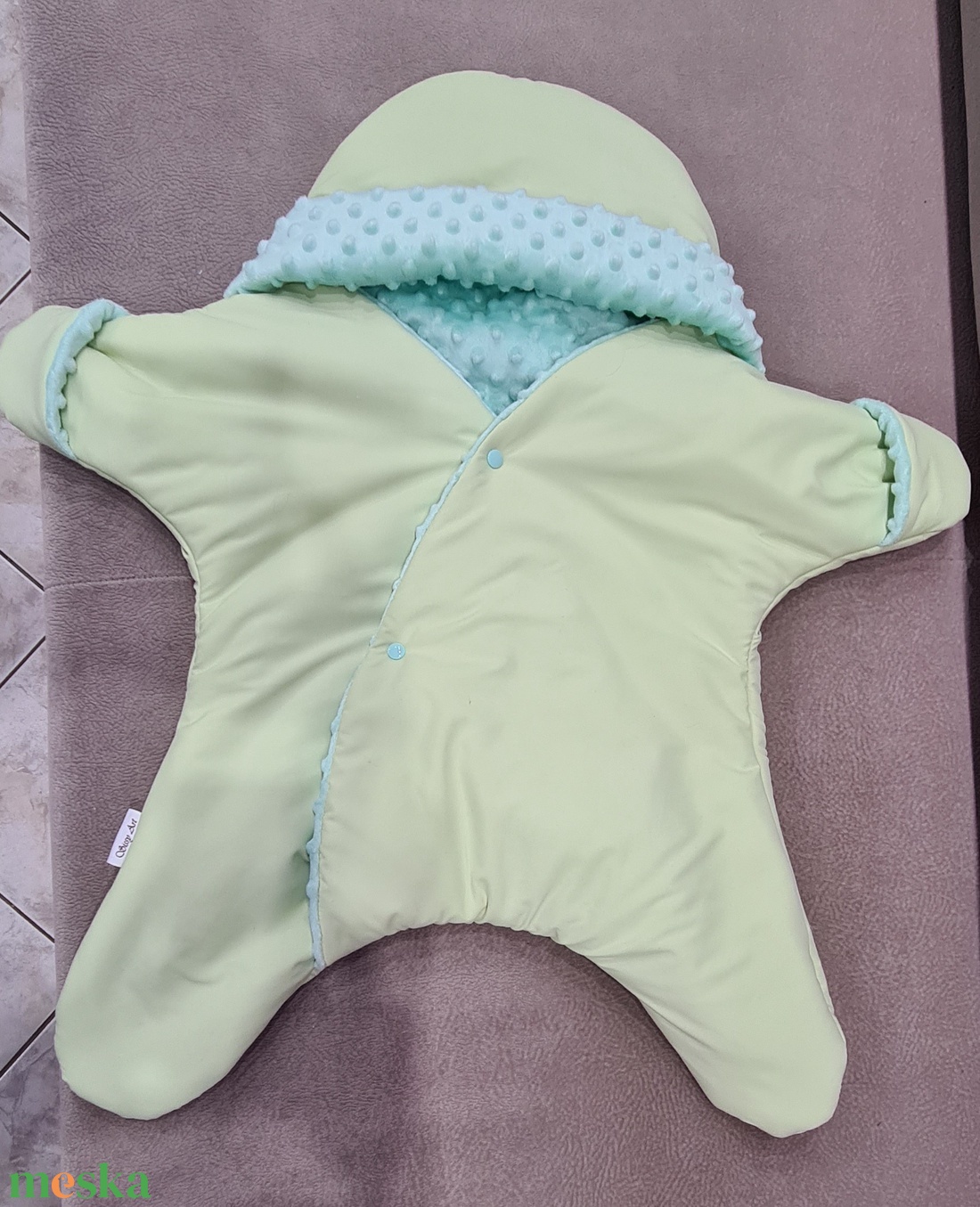 Téli babacsillag rendelésre - otthon & életmód - babaszoba, gyerekszoba - baba hálózsák, bundazsák - Meska.hu