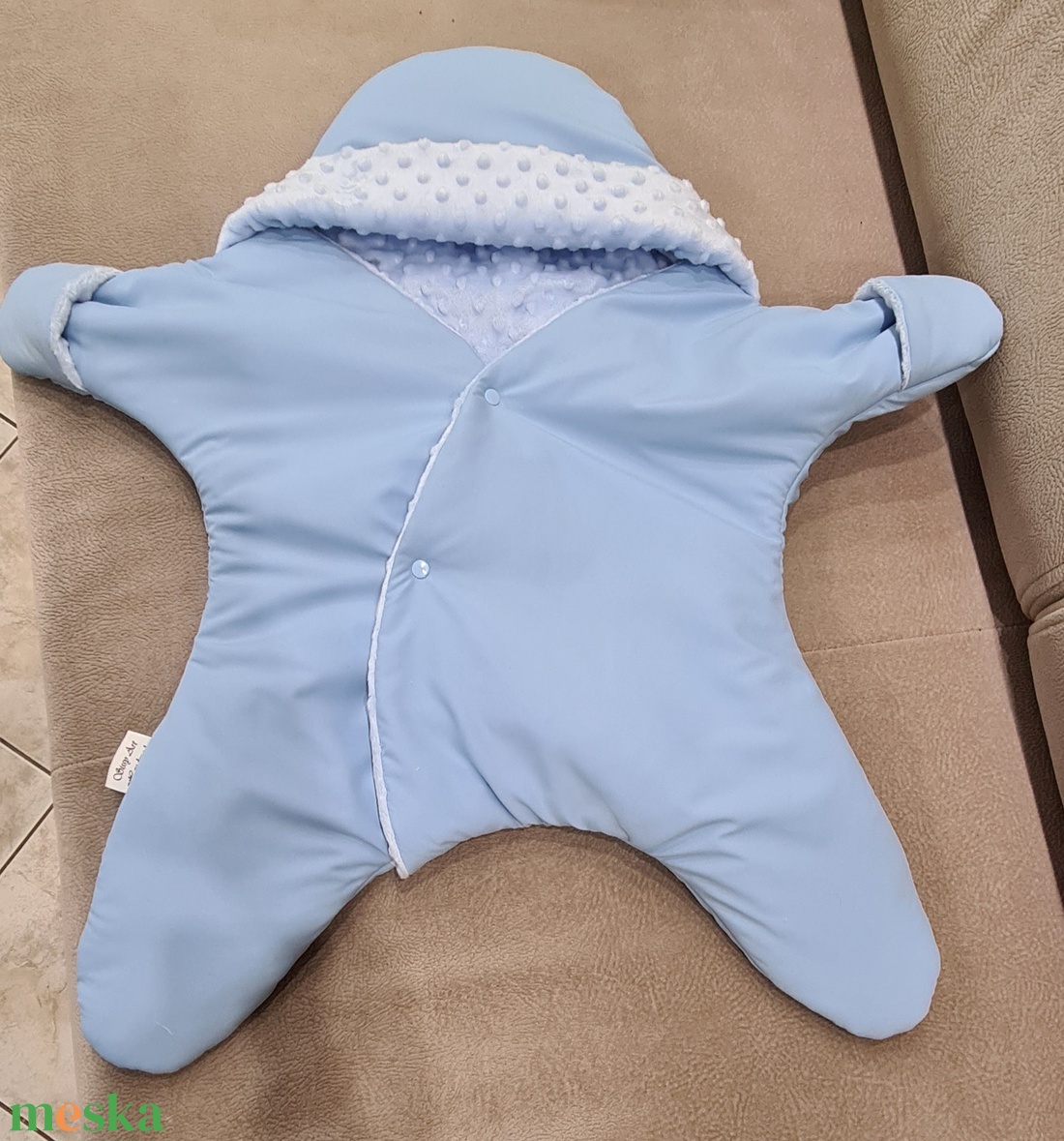 Téli babacsillag rendelésre - otthon & életmód - babaszoba, gyerekszoba - baba hálózsák, bundazsák - Meska.hu