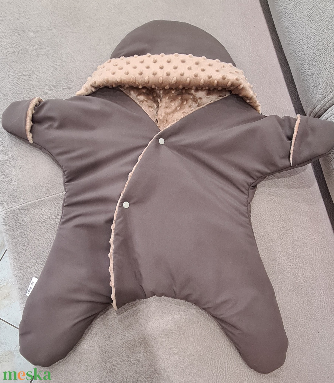 Téli babacsillag rendelésre - otthon & életmód - babaszoba, gyerekszoba - baba hálózsák, bundazsák - Meska.hu