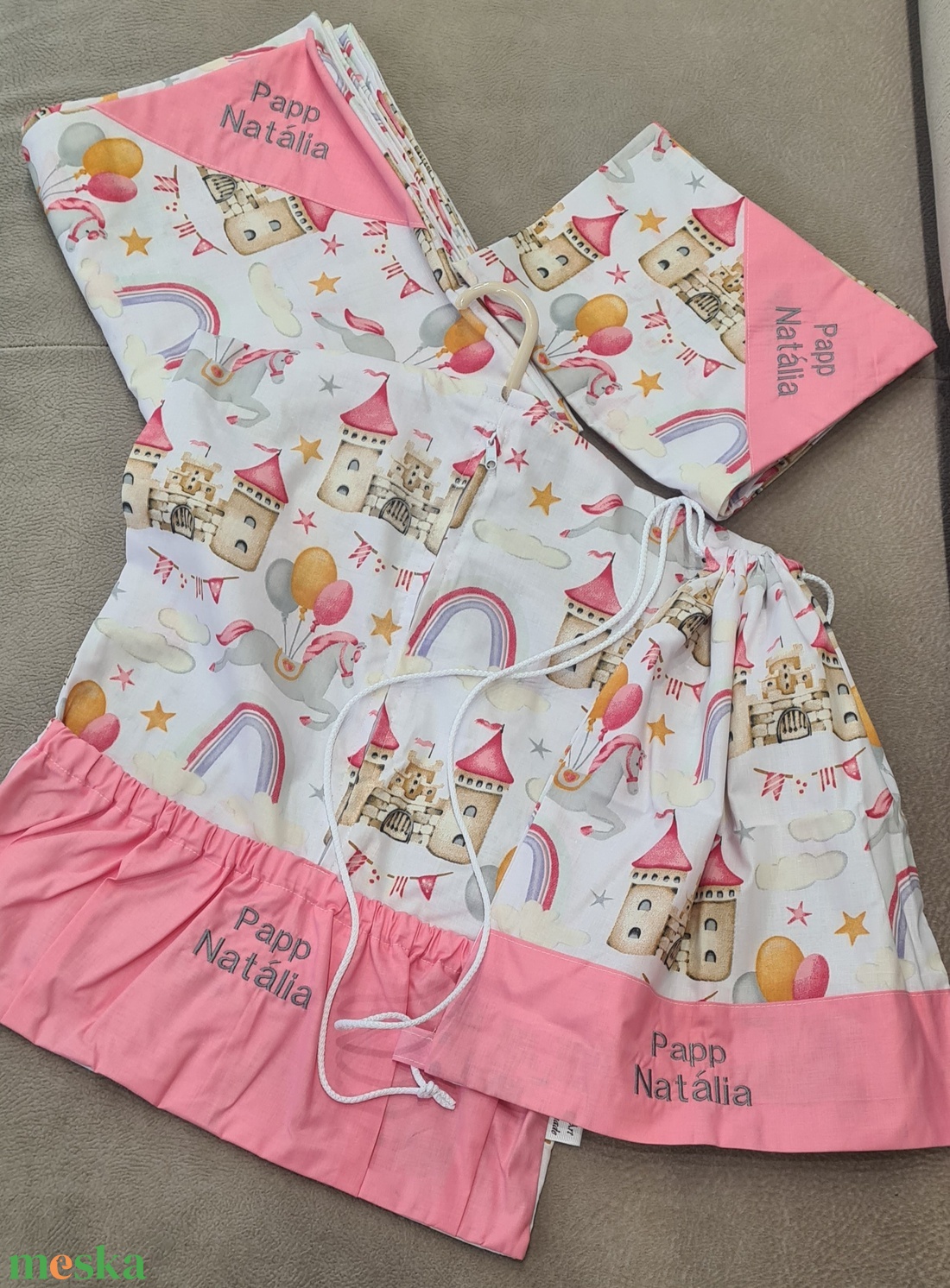 Oviszsák tornazsákkal,tisztasági zsákkal es babzsákkal - játék & sport - ovis felszerelés - ovis zsák - Meska.hu