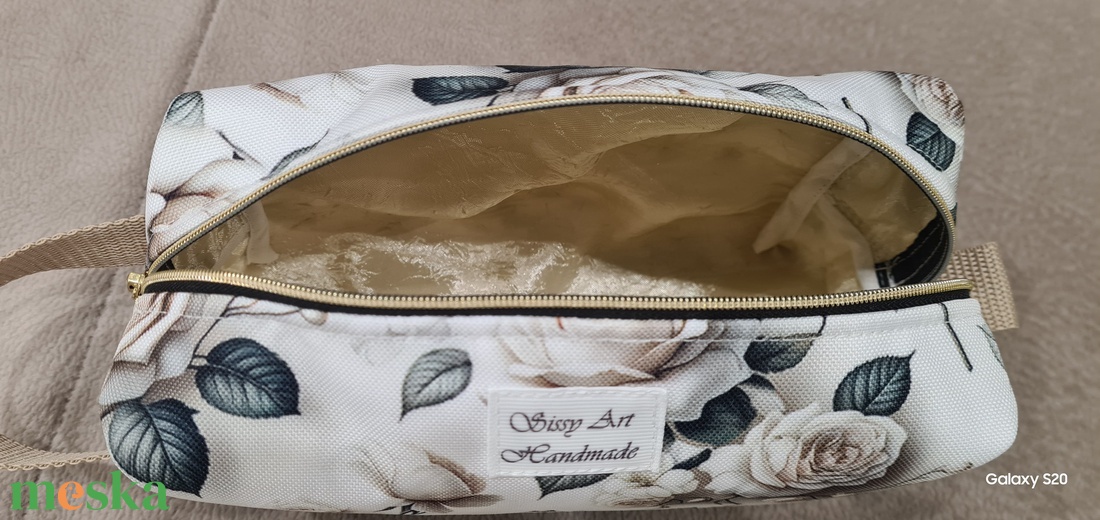 Neszeszer szett rózsás - táska & tok - neszesszer - Meska.hu